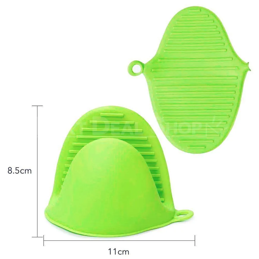2 Packs - Silicone Heat insulation Mini Gloves