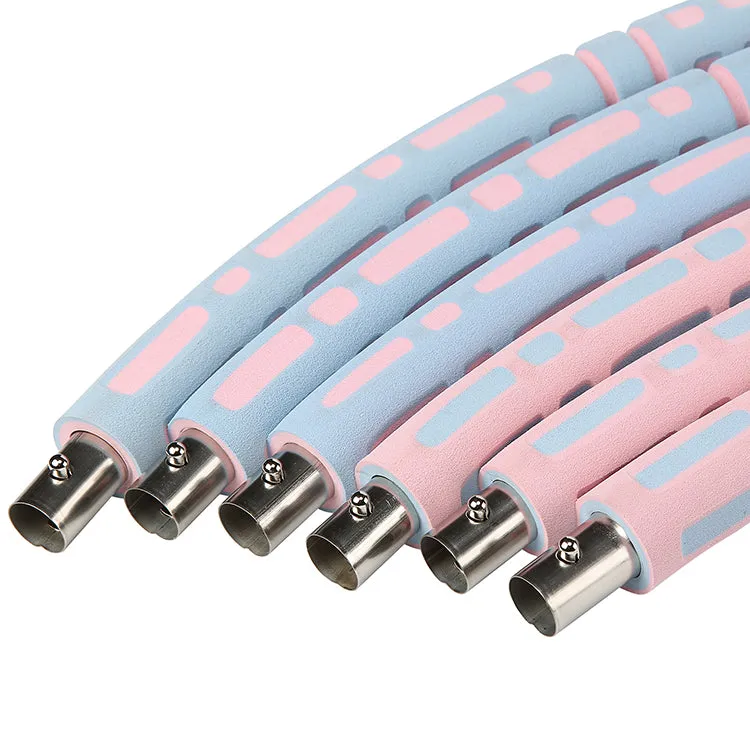 6-Section Steel Tube Hula Hoop Slimming Body