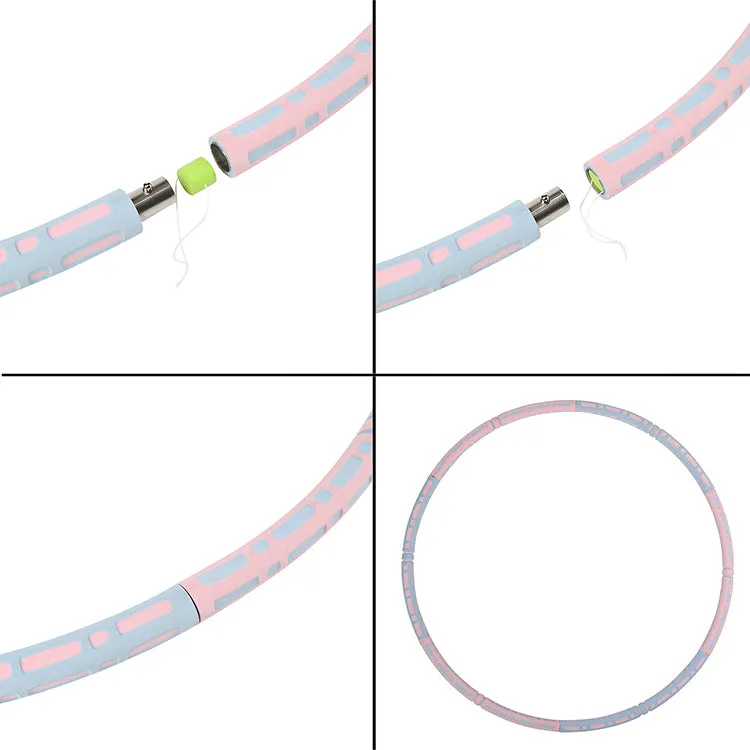6-Section Steel Tube Hula Hoop Slimming Body