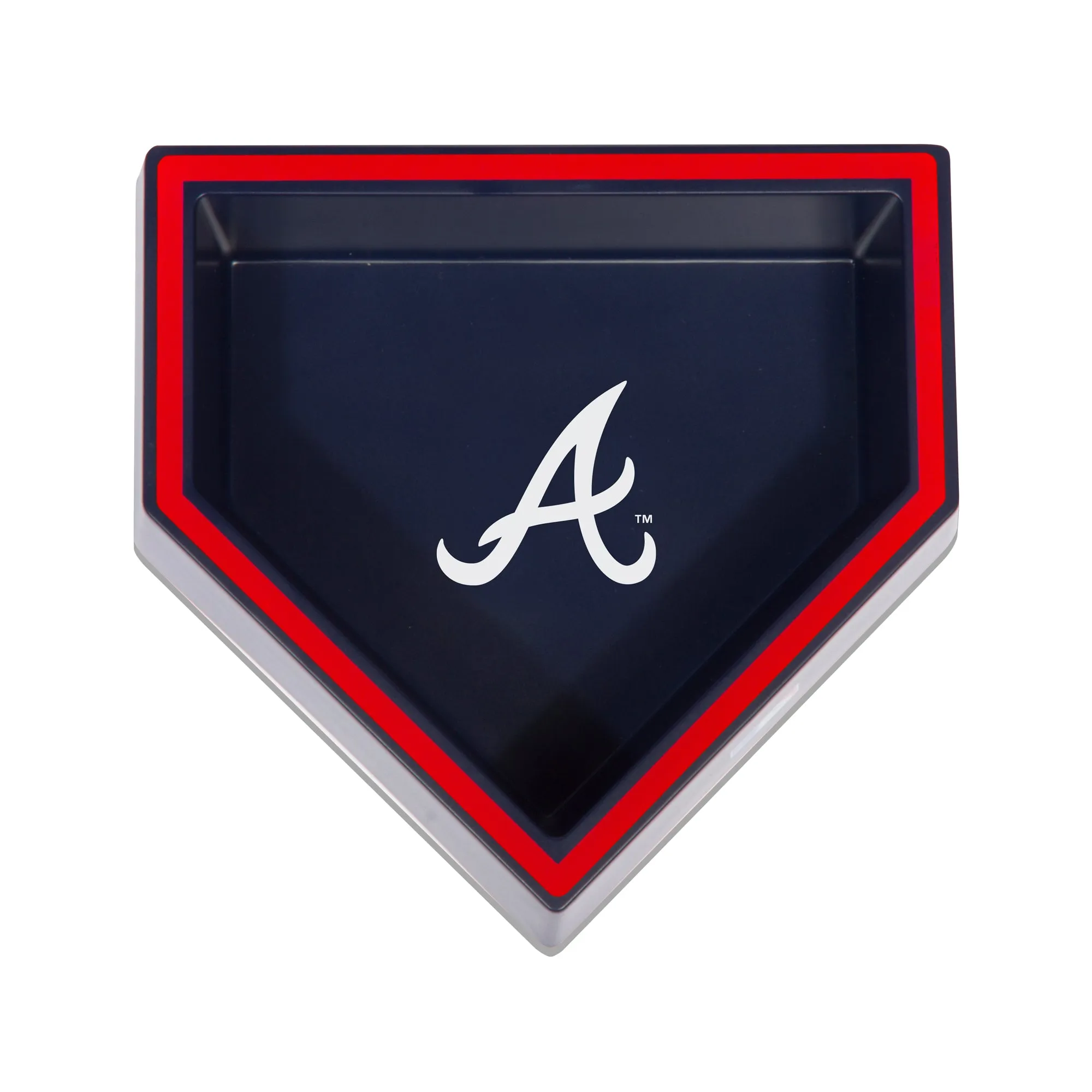 ATLANTA BRAVES HOME PLATE DOG BOWL