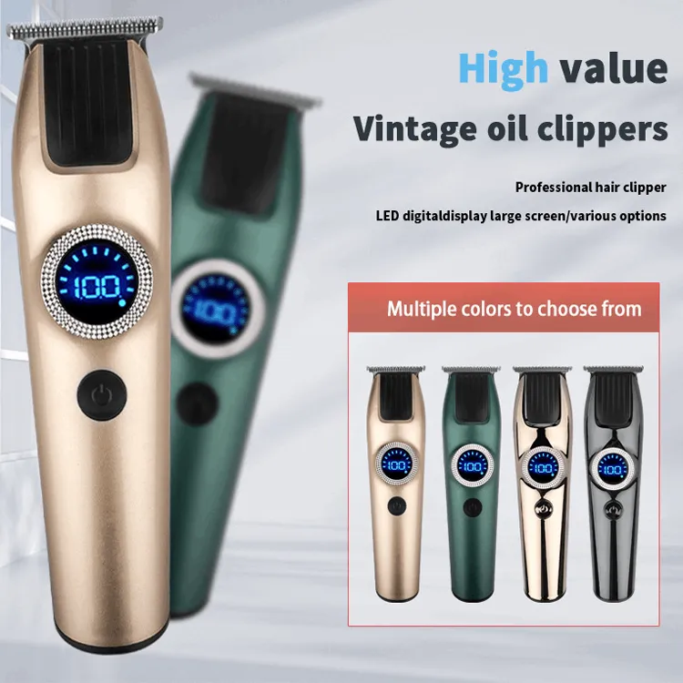 Axrot Hair Cutting Machine Professional Rechargeable Barber Hair Clippers Electric Hair Trimmers Cordless for Men