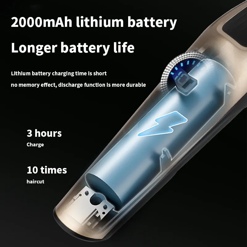 Axrot Hair Cutting Machine Professional Rechargeable Barber Hair Clippers Electric Hair Trimmers Cordless for Men