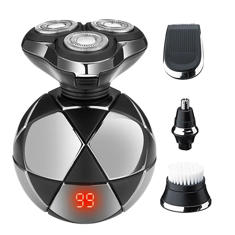 Axrot Razor 3D LCD Display Shaver Trimmer Rechargeable Mini Beard Razor