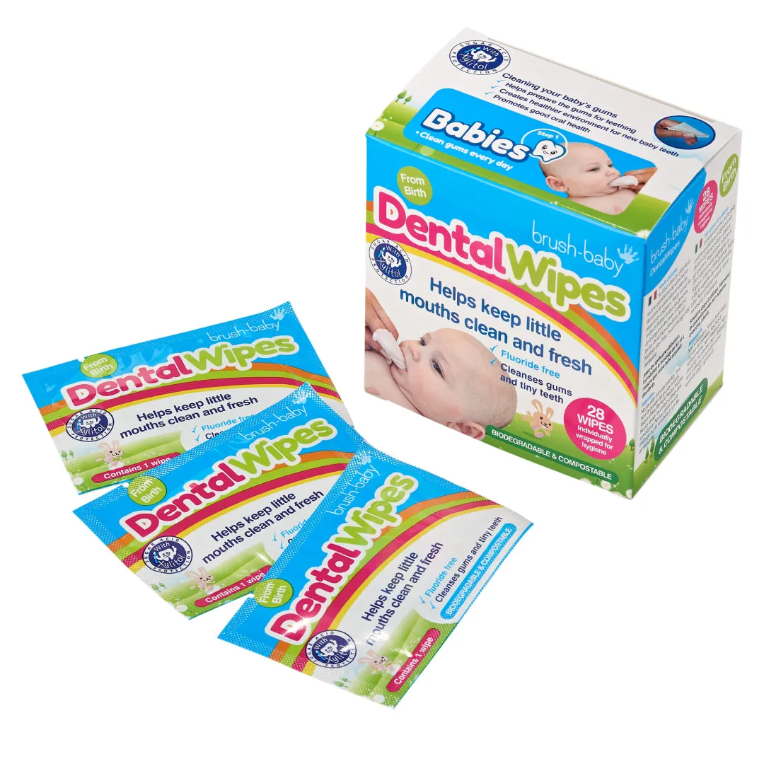 Baby DentalWipes™ | Baby Gum & Tooth Wipes - 6 Pack