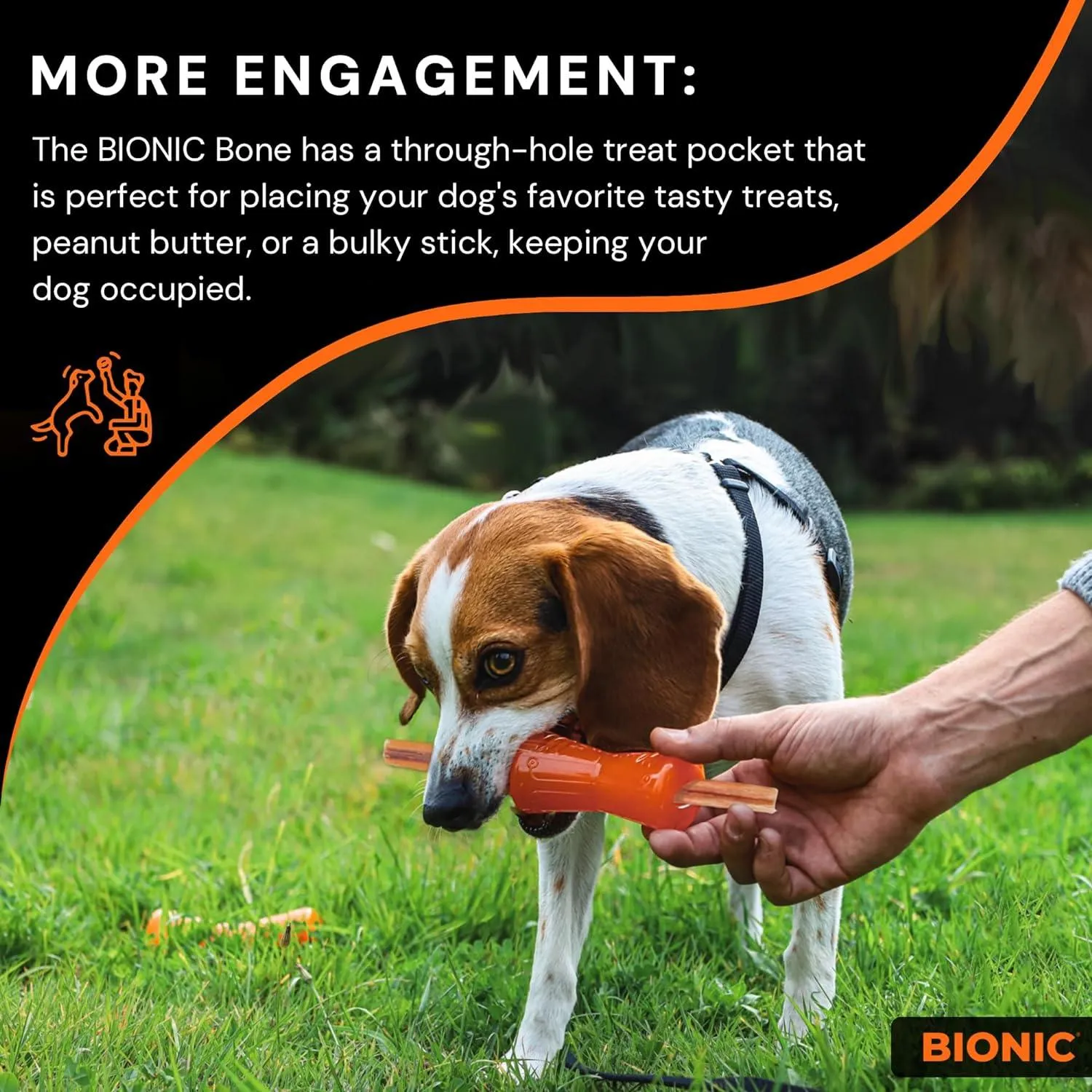 Bionic Rubber Dog Bone