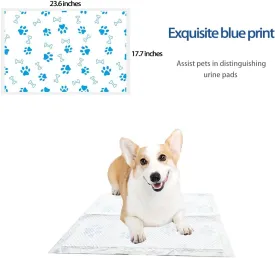 Blue Meteorite Puppy Pads, Puppy Pee Pads ,Dog Pee Pads,Pee Pads Dog Added with inducing and deodorizing Factors, Puppy Essentials (medium-23.6"x17.7", 50 Pieces/Pack)