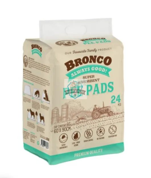 Bronco Super Absorbent Pee Pads For Dogs