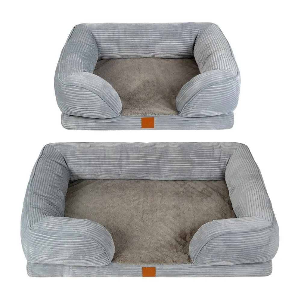 Buddy & Belle Orthopaedic Lounge Bed Pearl Blue Large/X-Large