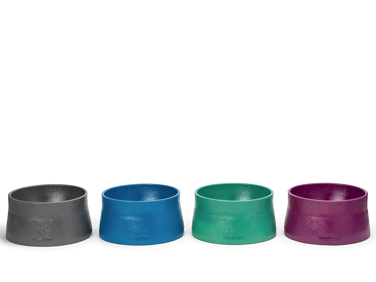 Dog Food and Drink Non-slip Eco Sustainable Bowl: Seaflex Sea Fog
