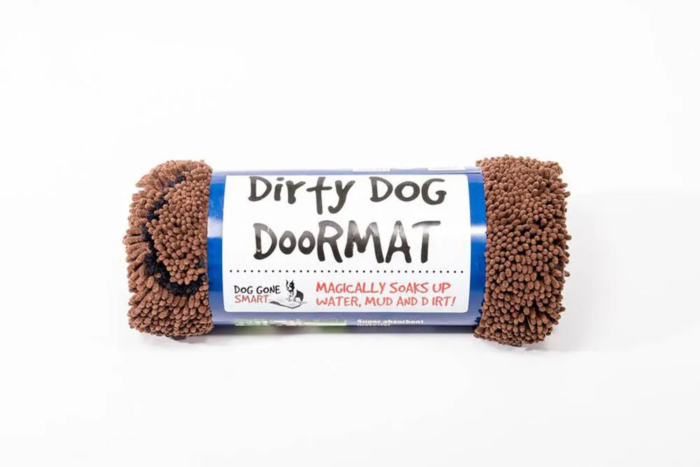 Dog Gone Smart Dirty Dog Doormat Medium Brown