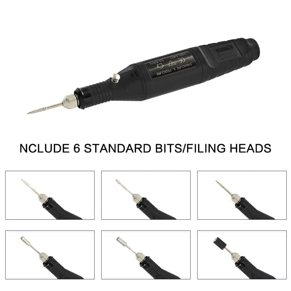 Electric Mini Drill Grinder Kit Rotary Polishing Carving DIY Tool