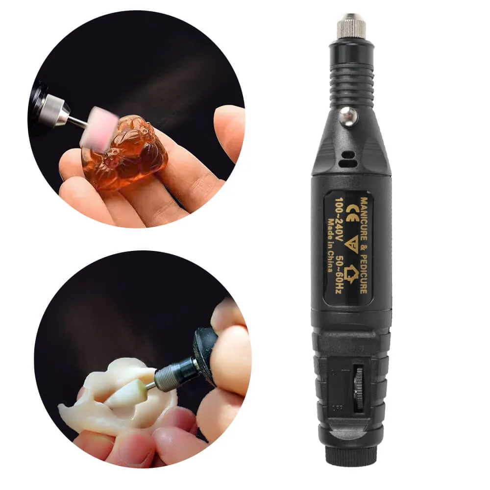 Electric Mini Drill Grinder Kit Rotary Polishing Carving DIY Tool
