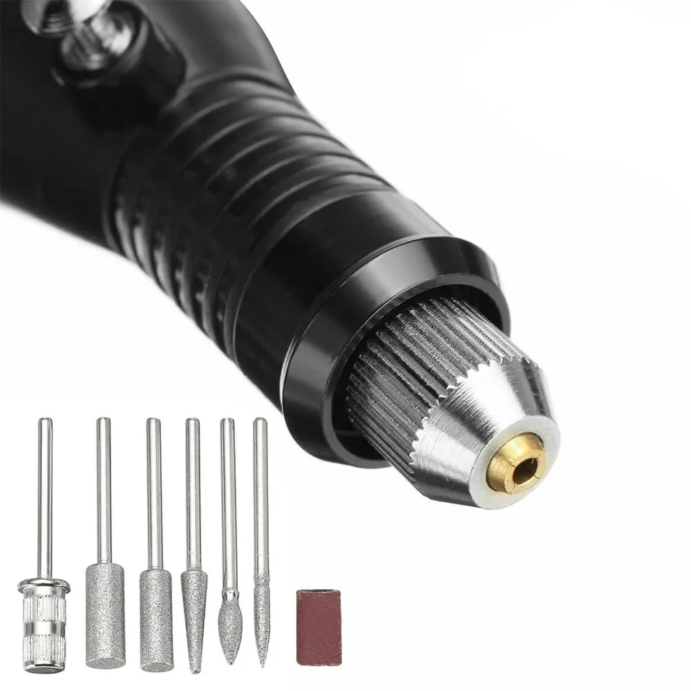 Electric Mini Drill Grinder Kit Rotary Polishing Carving DIY Tool