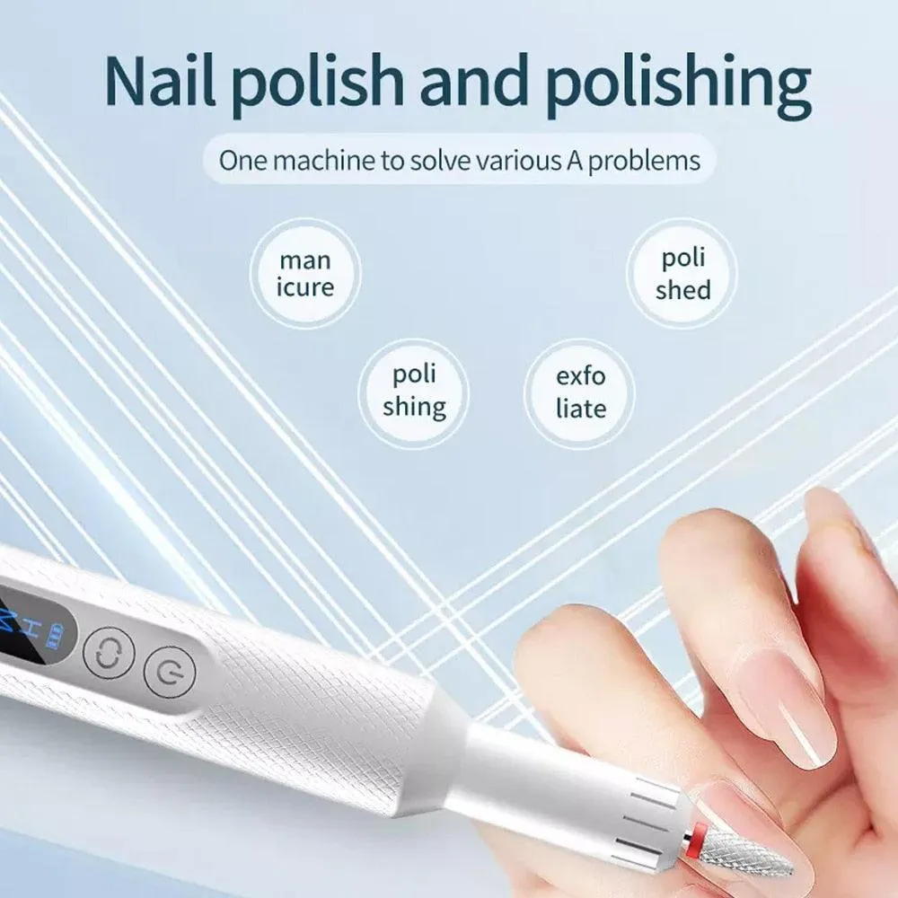 Electric Nail Drill Machine with Charging Base Electric Nail Sander