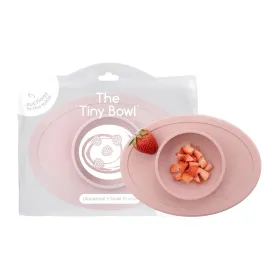 ezpz Tiny Bowl (Blush) - Silicone Suction Placemat   Bowl for Infants - 6 months  - Baby Led Weaning Supplies - Fits All Highchair Trays