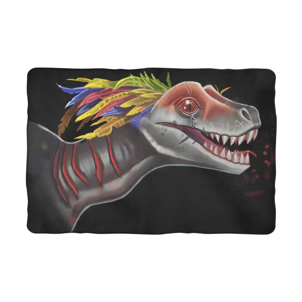 Feathered Raptor Sublimation Pet Blanket