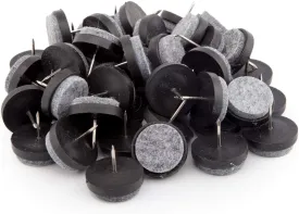 Felt Furniture Pads 50 Pcs - ULIFESTAR Nail On Furniture Sliders Hardwood Floor Protectors for Chair Table Desk Dresser Cabinet Sofa Couch Leg Feet Non Slip Non Scratch (24mm Diameter Black) Felt Furniture Pads 50 Pcs - ULIFESTAR Nail On Furniture Sliders Hardwood Floor Protectors for Chair Table Desk Dresser Cabinet Sofa Couch Leg Feet Non Slip Non Scratch (24mm Diameter Black)