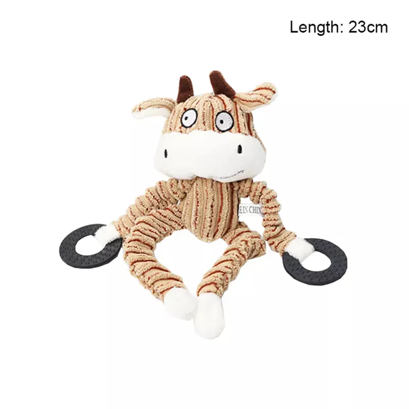 Fun Corduroy Chew Toy For Dogs