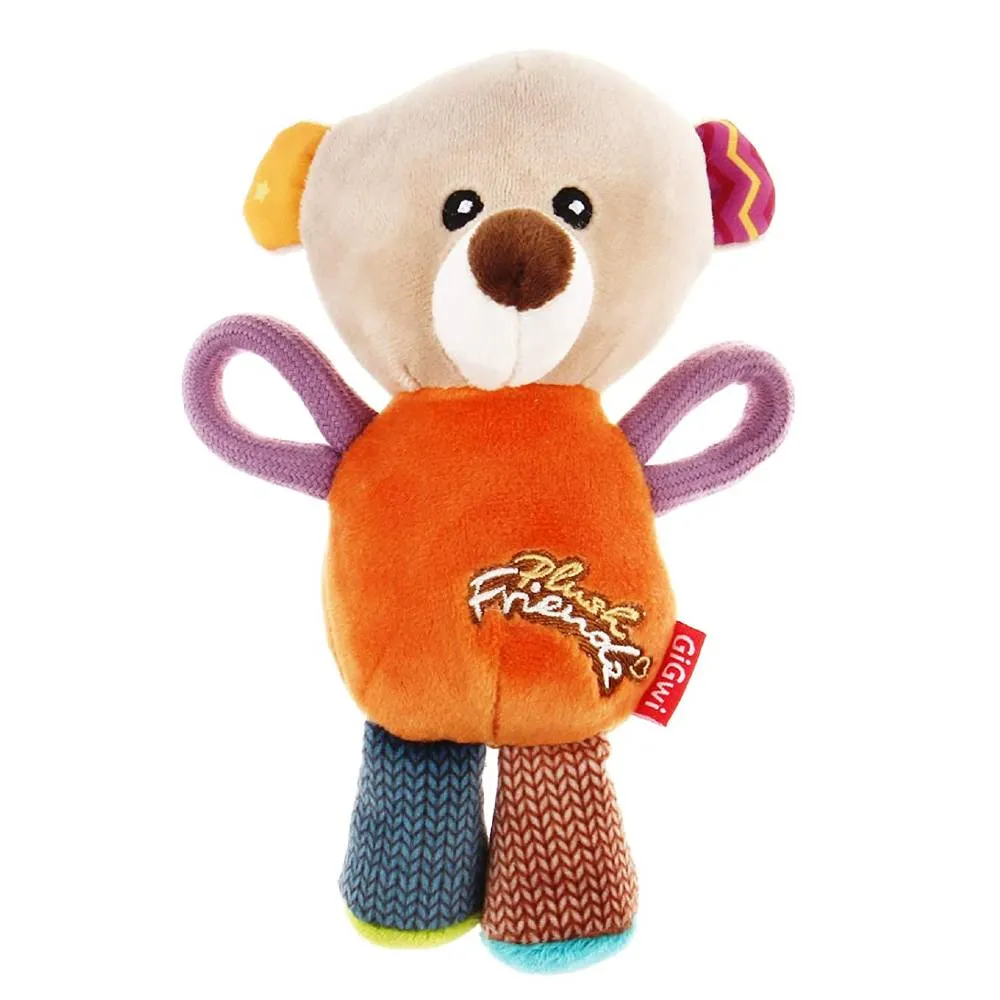 Gigwi Plush Friendz With Squeaker - Bear