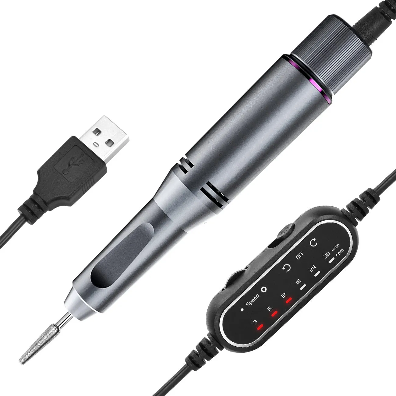 Grinding Machine Electrodeless Speed Control Manicure Implement Uv Polish Nail Removal Electric Nail Grinder
