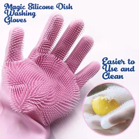 Magic Silicone Dish Washing Gloves