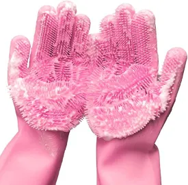 Multi-purpose Magic Silicone Dish Washing Scrubber Cleaning Gloves