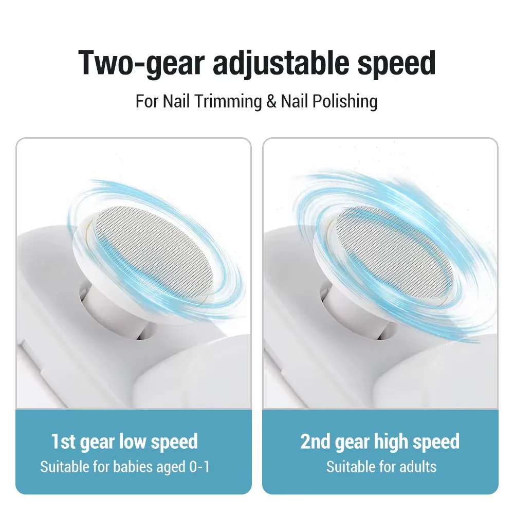 Multifunctional Electric Nail Clipper and Grinder - Portable Automatic Manicure Tool for Grinding and Polishing