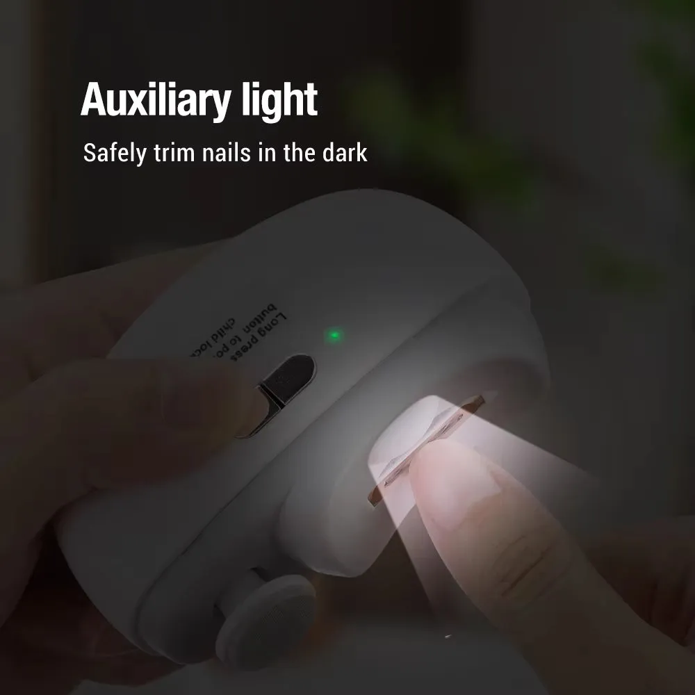 Multifunctional Electric Nail Clipper and Grinder - Portable Automatic Manicure Tool for Grinding and Polishing