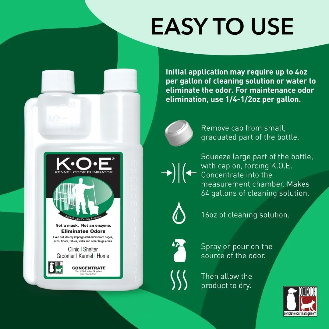 Odorcide, Thornell KOE Kennel Odor Eliminator Concentrate
