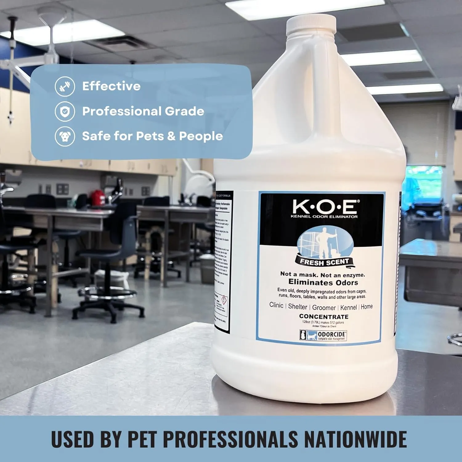 Odorcide, Thornell KOE Kennel Odor Eliminator Concentrate