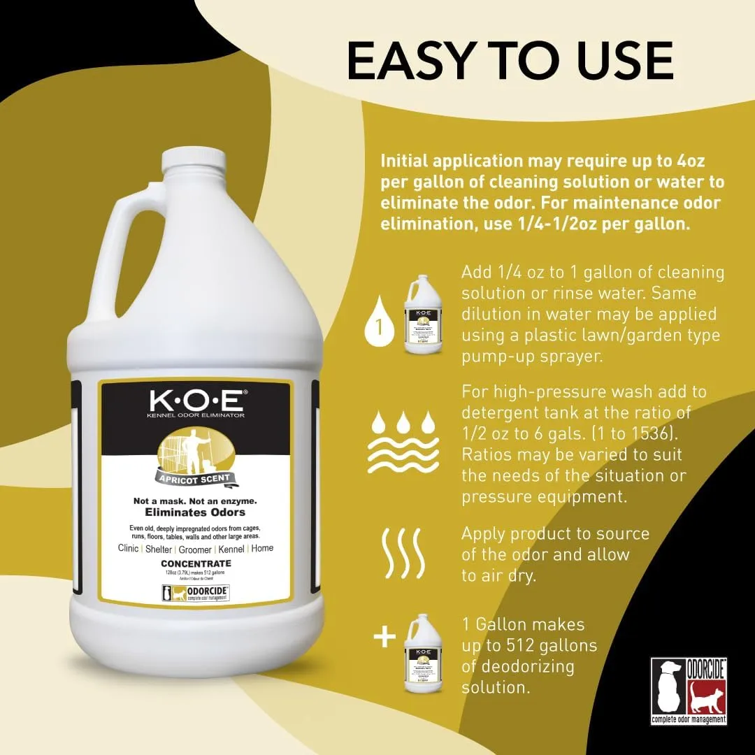 Odorcide, Thornell KOE Kennel Odor Eliminator Concentrate