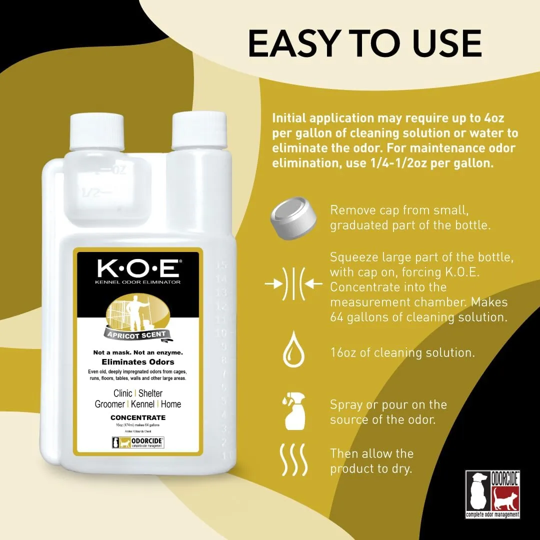 Odorcide, Thornell KOE Kennel Odor Eliminator Concentrate
