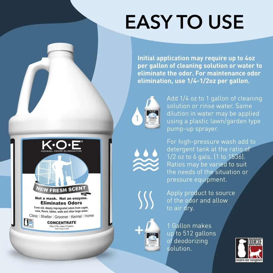 Odorcide, Thornell KOE Kennel Odor Eliminator Concentrate
