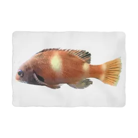 Orange Fish Sublimation Pet Blanket