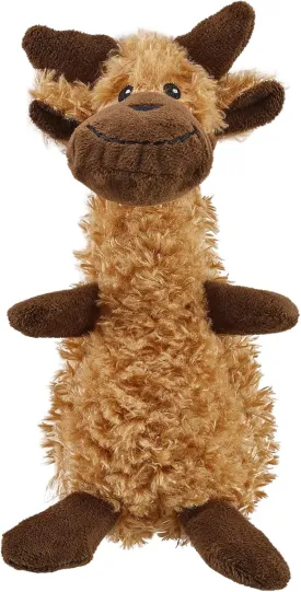 Outward Hound Scruffles Moose Plush Squeaky Dog Toy, Small