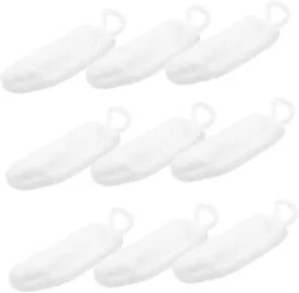 Pet Cleaning Gloves 10pcs Nylon Finger Toothbrush for Dogs Cats Tooth Brush for Small Dogs Gentle on Gums
