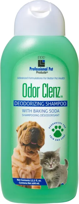 PPP OdorClenz Natural Deodorizing Shampoo for Dogs - Removes Odors with Powerful Deep Cleaning Solution - 13.5 fl oz.