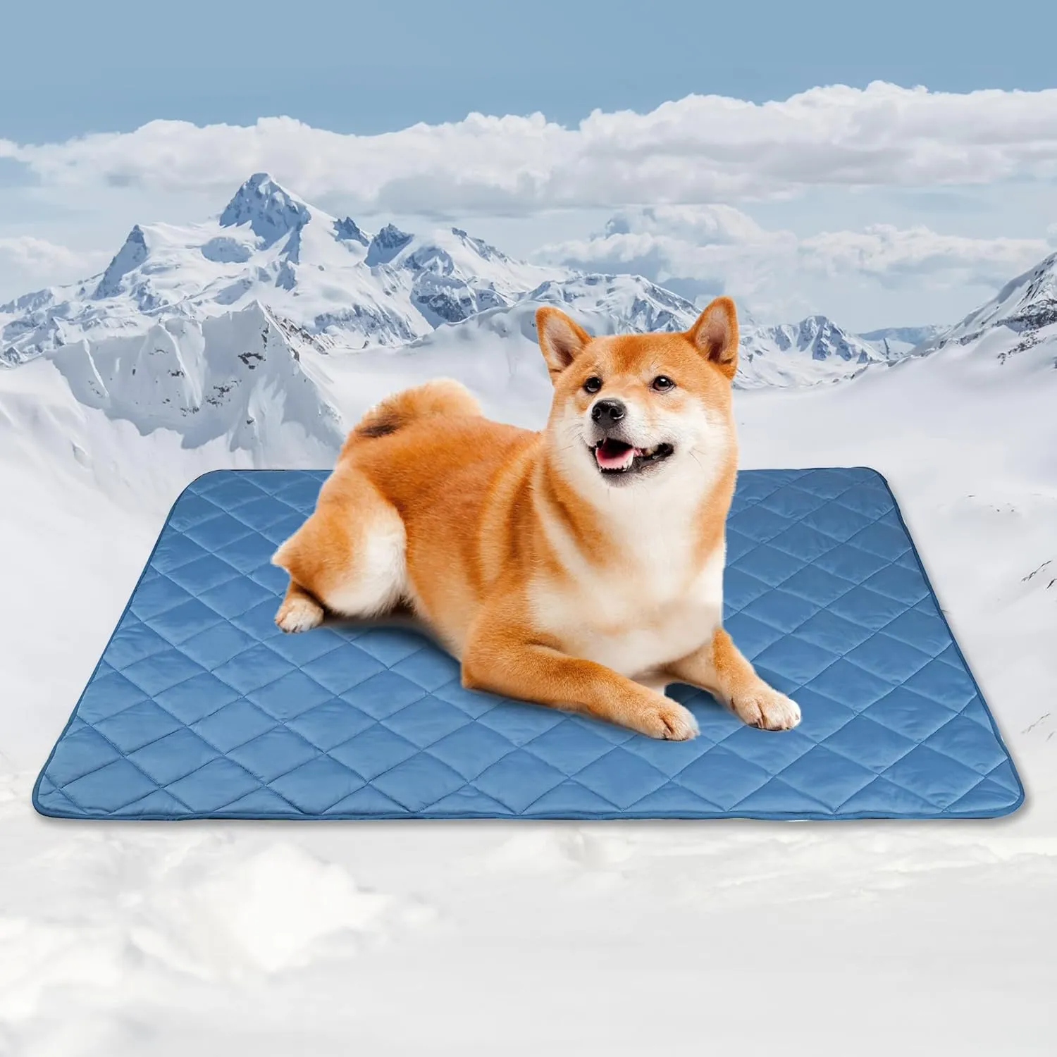 Premium Cooling Blanket for Dogs Pet Cooling Pads Washable Pet Cool Mat for Cats Hot Weather Puppy Lightweight Throw Calming Pad(40x60 inches)