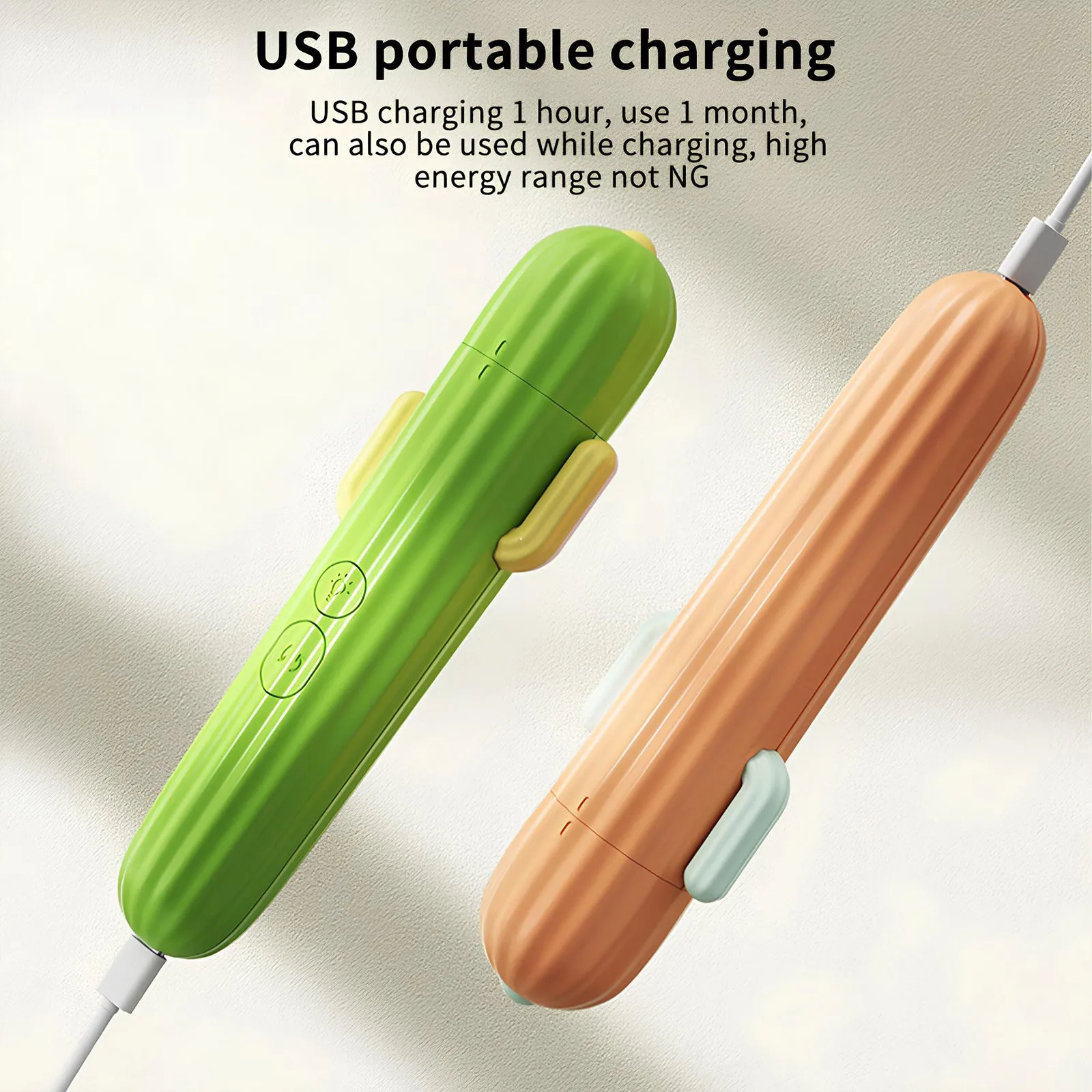 Rechargeable Cactus-Shaped Pet Nail Clipper