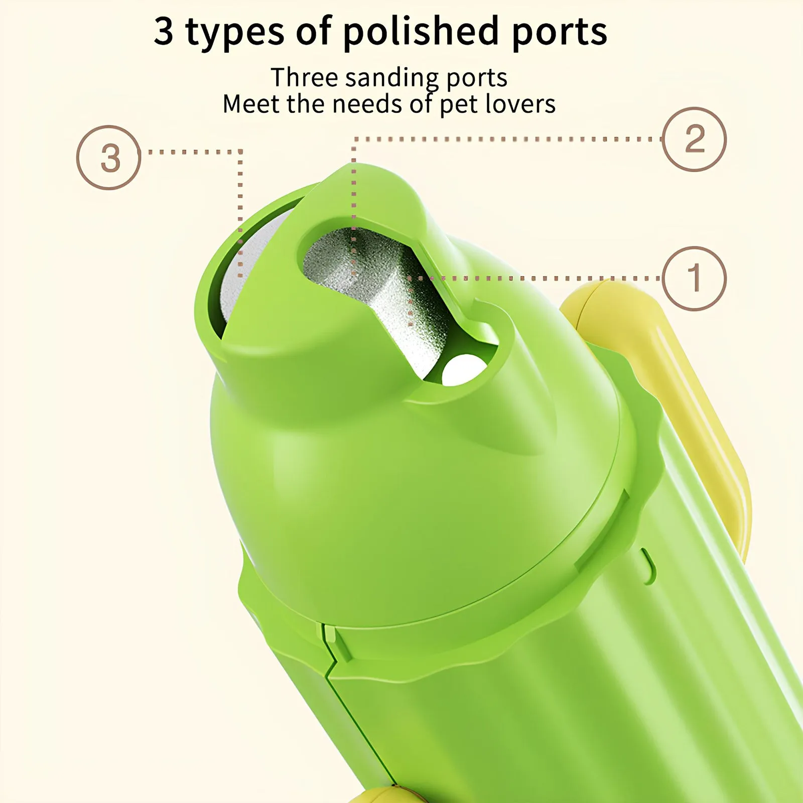Rechargeable Cactus-Shaped Pet Nail Clipper