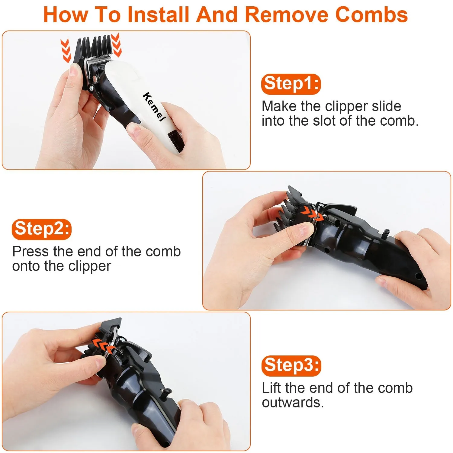 Rechargeable Cordless Hair Clipper