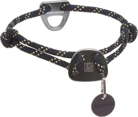 Ruffwear, Knot-a-Collar, Climbing Rope Dog Collar for Everyday Use, Obsidian Black, 20"-26"