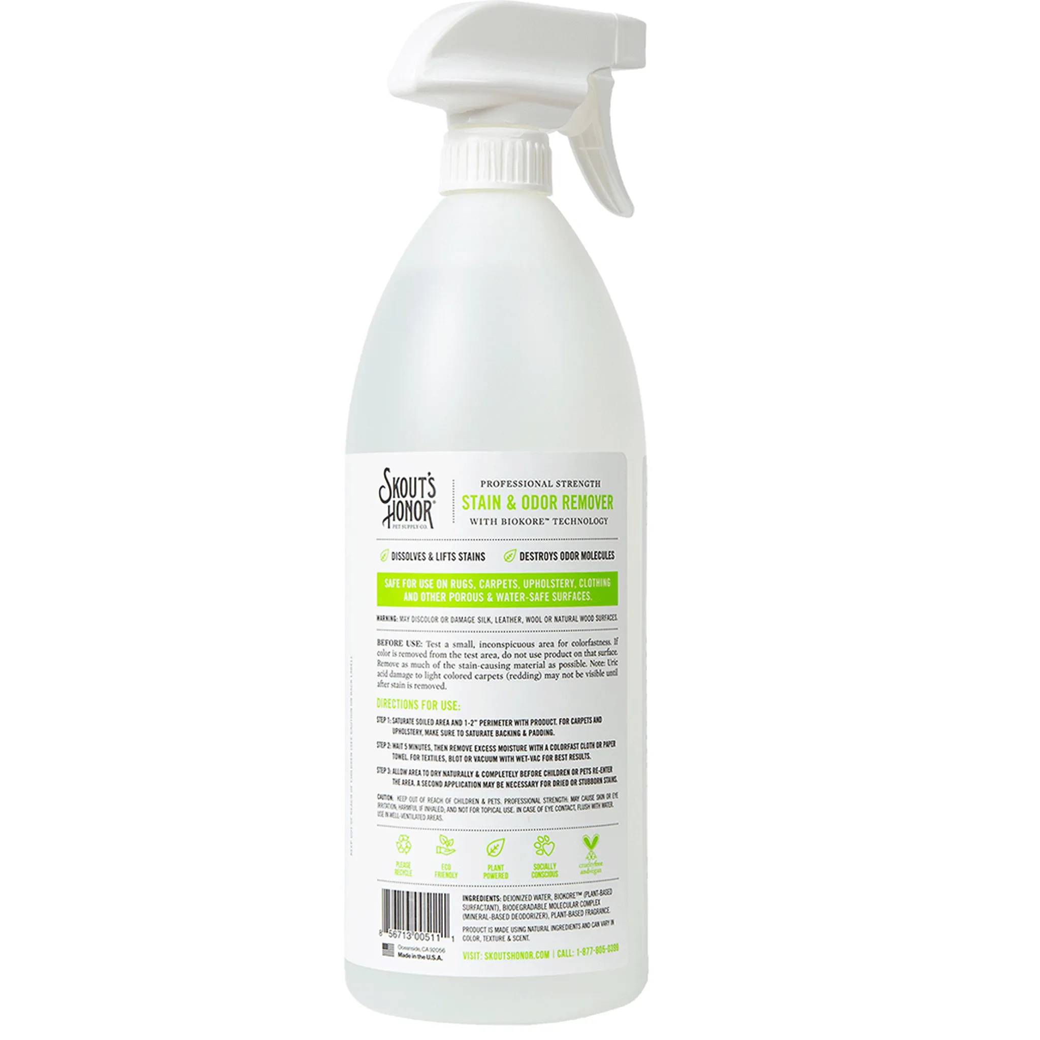 Skout's Honor Dog Stain & Odor Remover