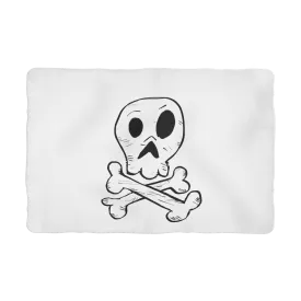 Skull and Cross Bones Sublimation Pet Blanket