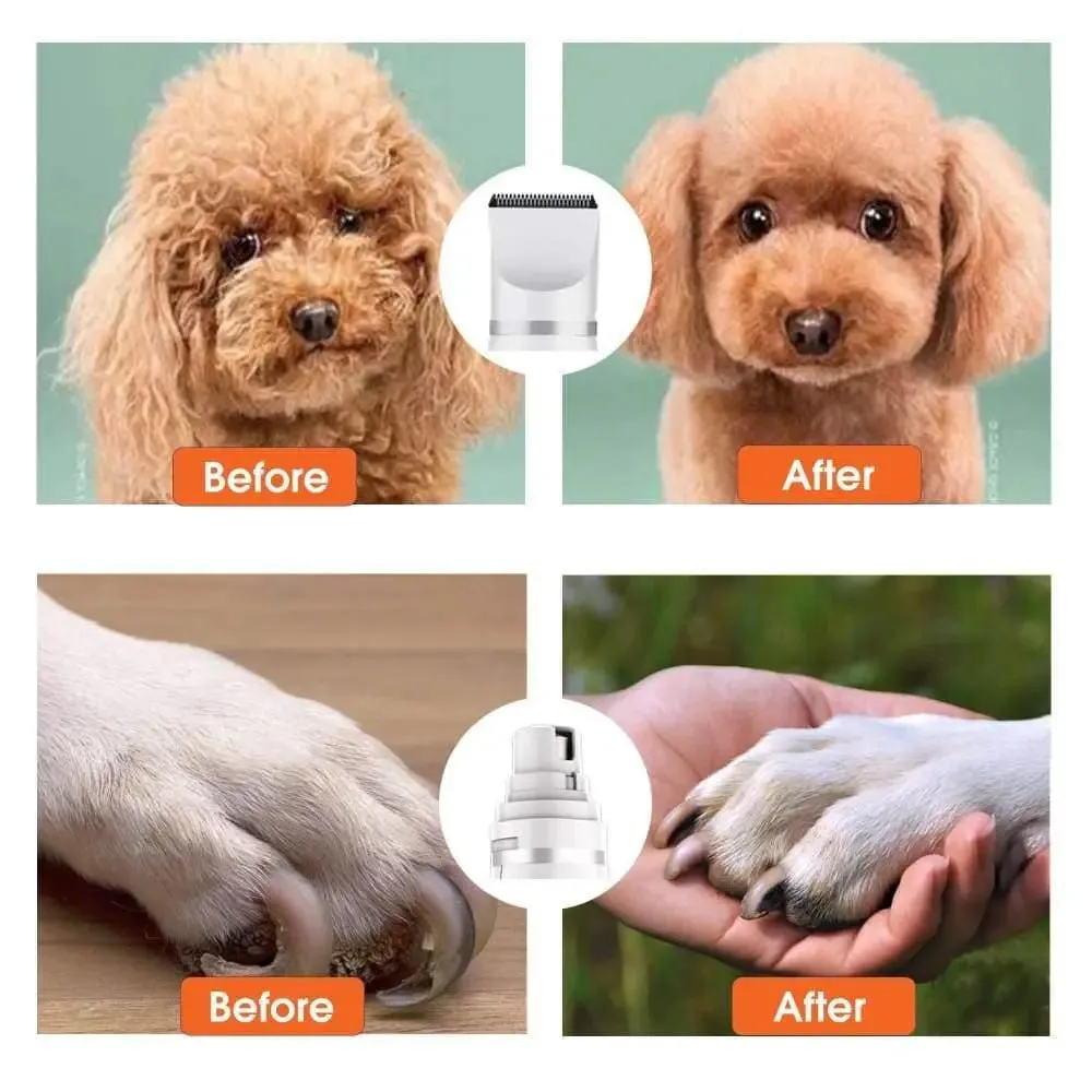 Talis Dog Nail Grinder and Electric Trimmer Hair Clippers Nail Kit for Cats, Dogs, Rabbits, Birds