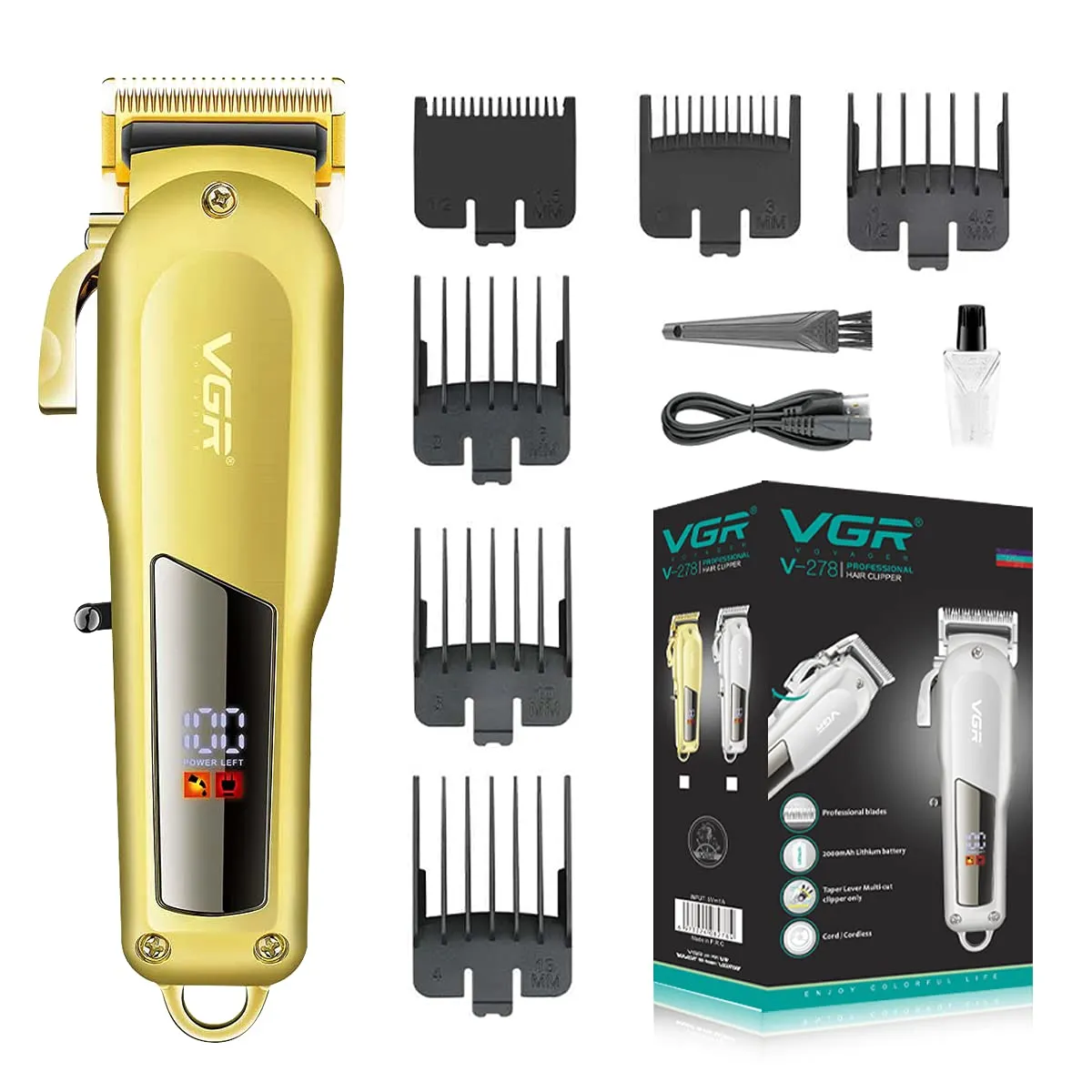 VGR V-278 Professional Beard & Hair Clipper