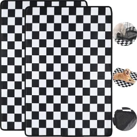 Washable Puppy Pee Pad for Dogs & Pets Cat Guinea Pig Rabbit, 36x24 4-Layer Reusable Non-Slip Dog Mat for Potty Training Whelping Food, Puppies Essentials for Bed Crate Cage Panel Pen Sofa