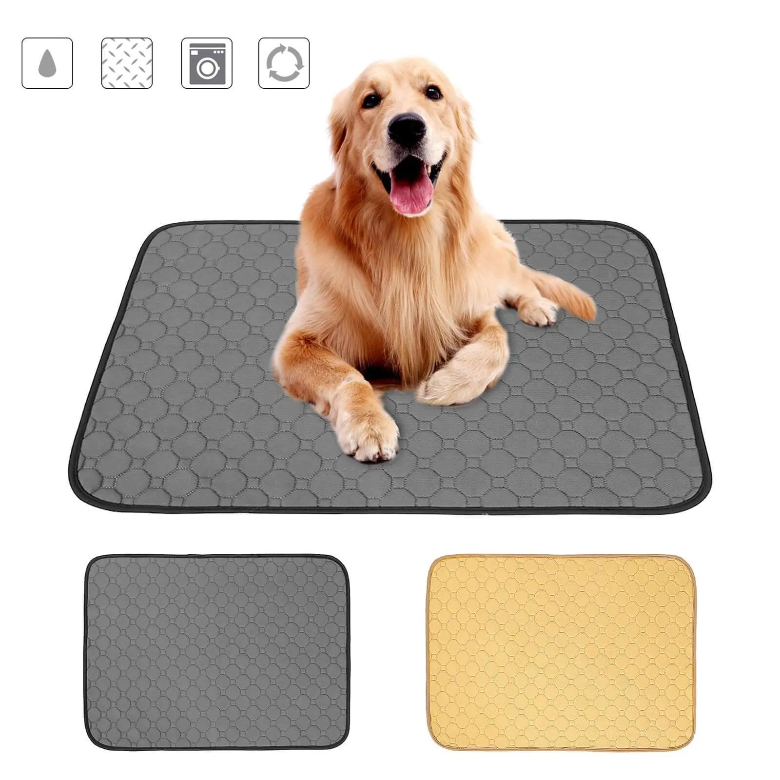 Washable Puppy Pee Pads Fast Absorbing Reusable Pad