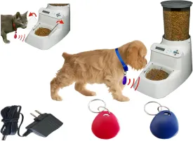 Wireless Whiskers AI (Artificial Intelligence), RFID, Access Control and Multi-Pet Feeder. Wireless Whiskers AI (Artificial Intelligence), RFID, Access Control and Multi-Pet Feeder.