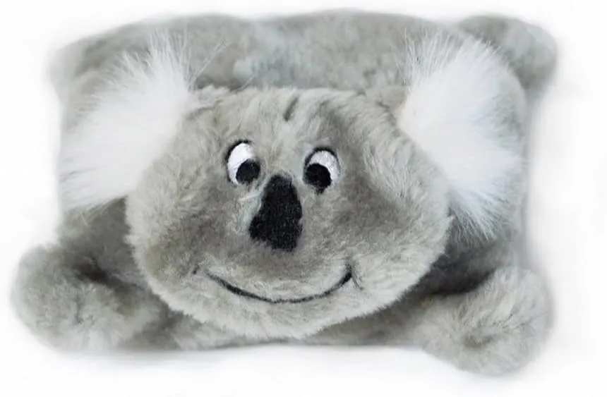 ZippyPaws - Squeakie Pads No Stuffing Plush Dog Toy - Koala